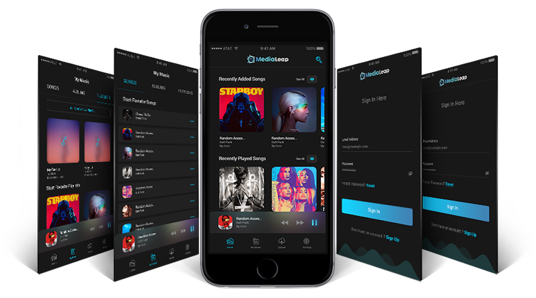MediaLeap Music Streaming AppAndroid & IOS Music Streaming Service